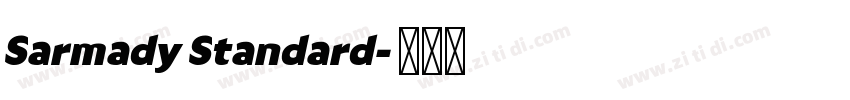 Sarmady Standard字体转换